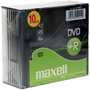 MAXELL DVD+R 4.7GB SLIM CASE 10-PACK 275631
